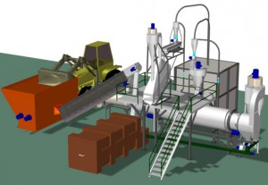 VEGETABLE RESIDUE RECYCLING PLANT
